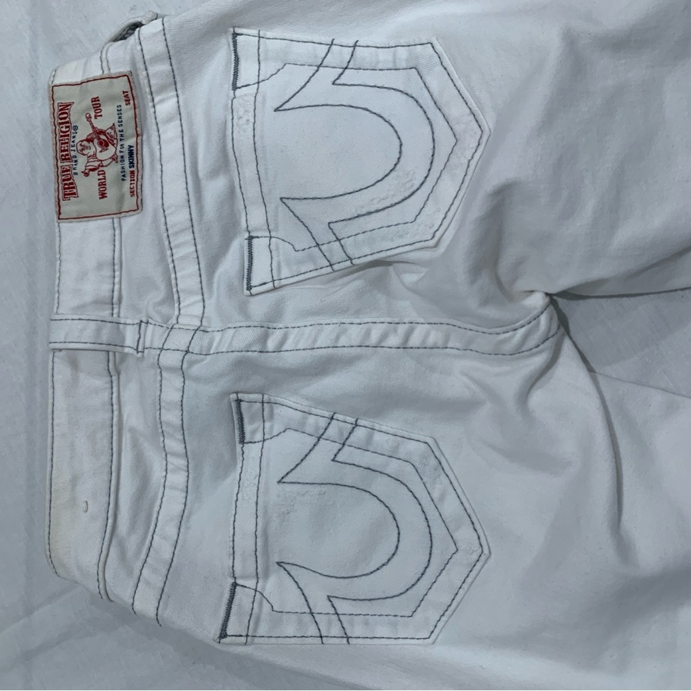 True Religion 23 diamond women White Jeans